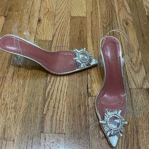 Crystal clear Cinderella shoes